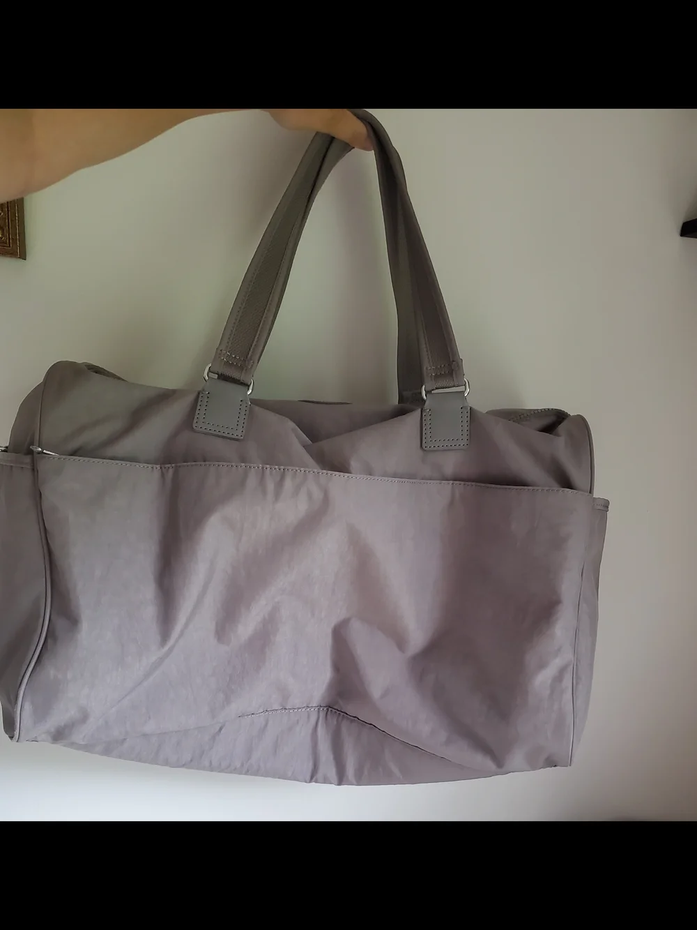 Kipling Duffel Bag - Grey Lightweight Travel